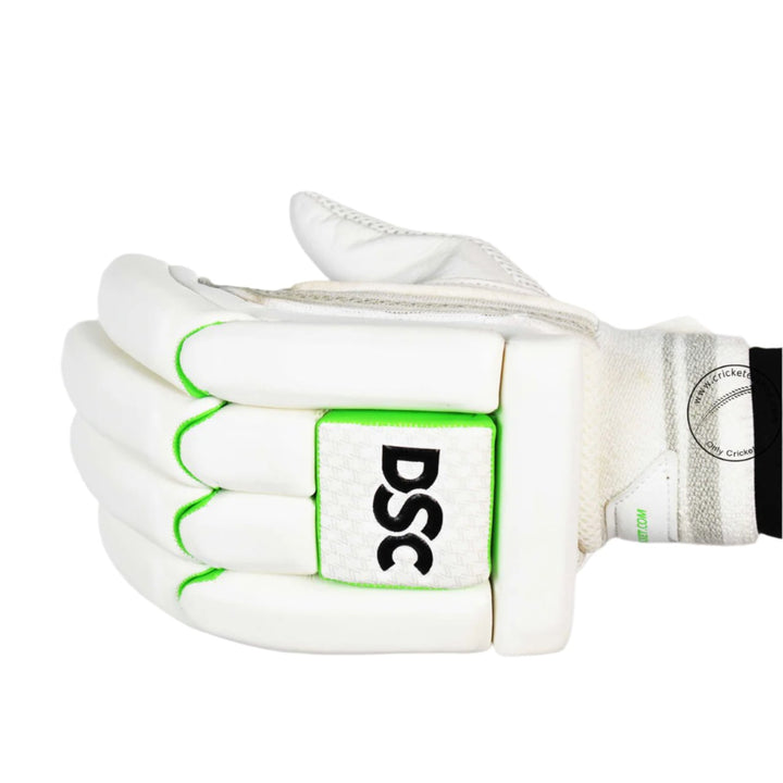 DSC Split 22 Cricket Batting Gloves Youth Size @ Left Back View