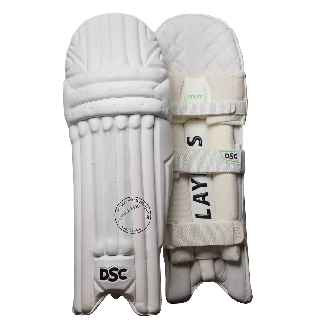 DSC Split Players Cricket Batting Leg Guard Pads Mens Size @ Composite View