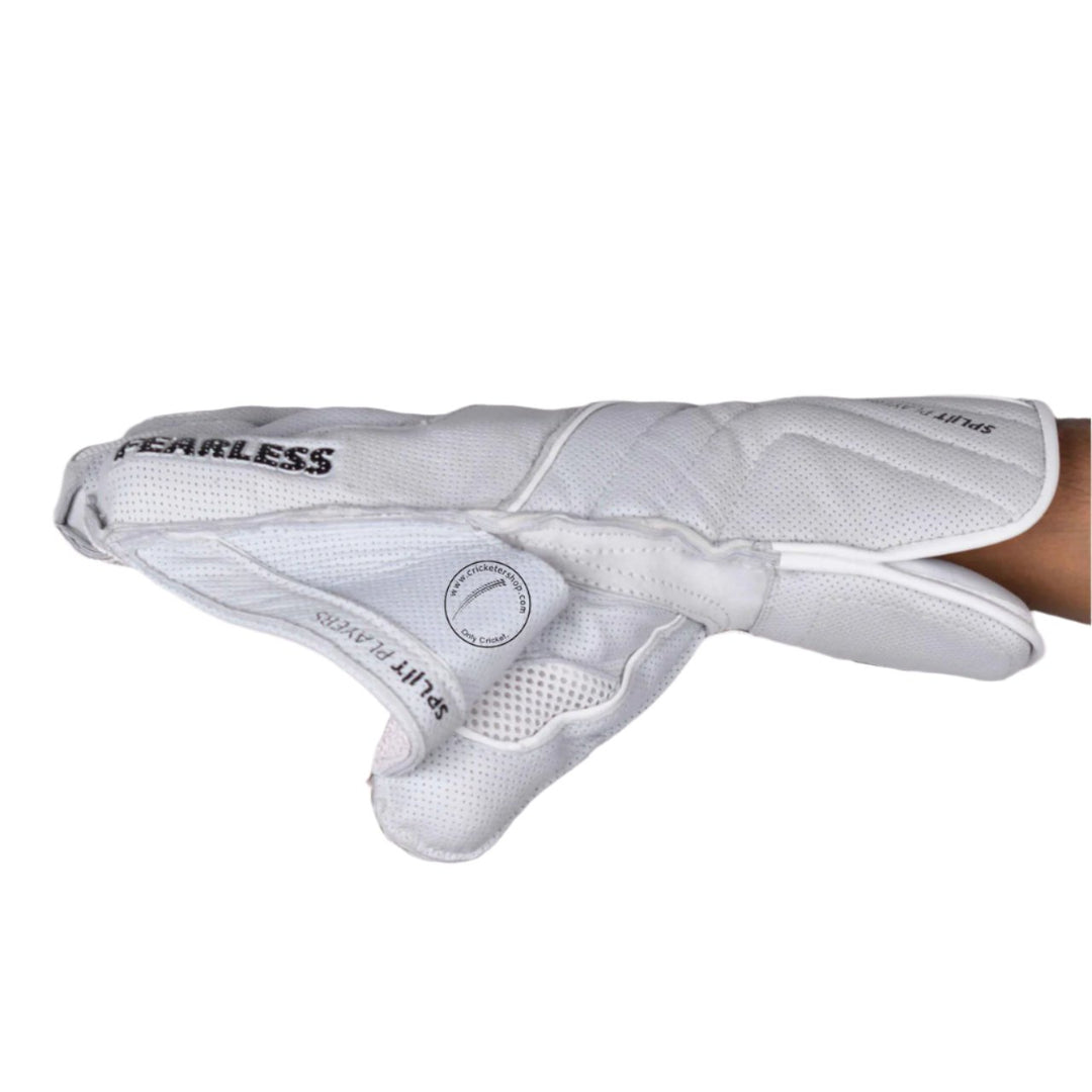 DSC Split Players Wicket Keeping Gloves Mens Size @ Side View