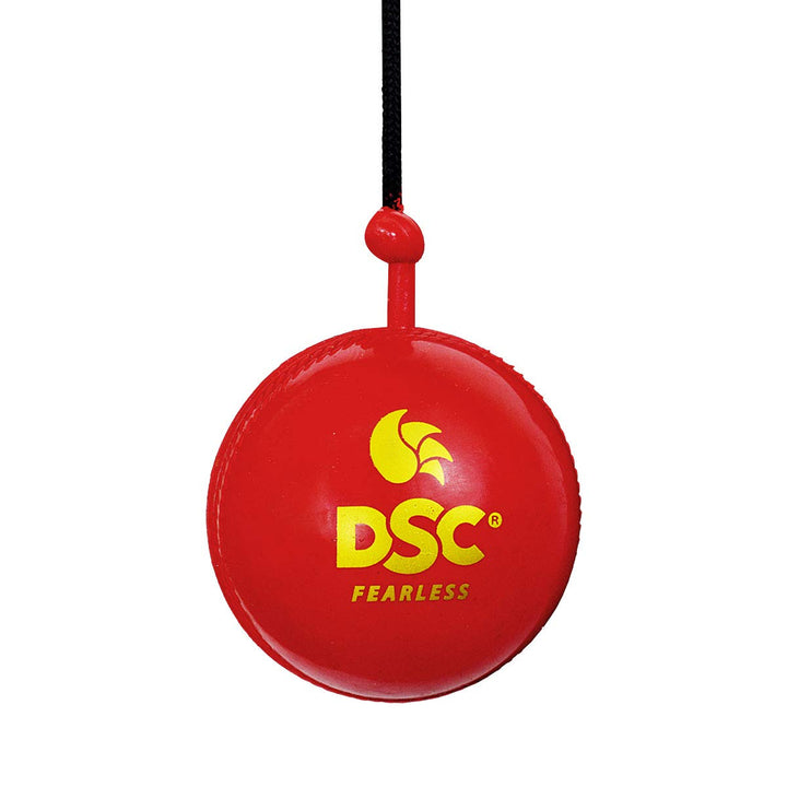 DSC Synthetic Cricket Hanging Ball Red @ Front View