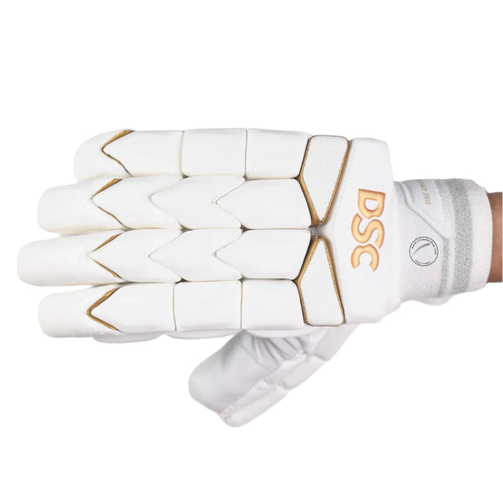 DSC Xlite 1.0 Cricket Batting Gloves Mens Size @ Right Back View