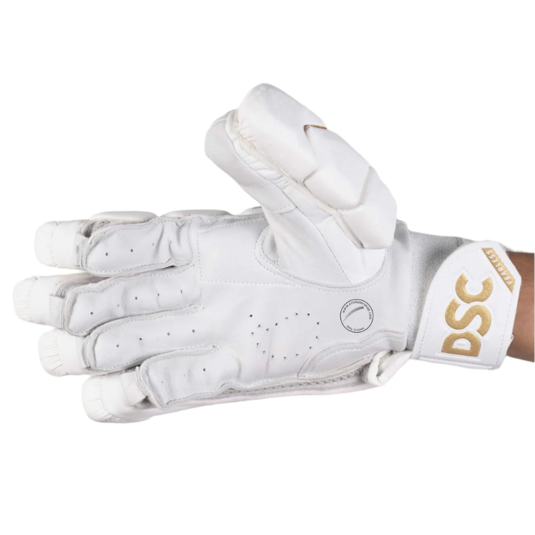 DSC Xlite 1.0 Cricket Batting Gloves Mens Size @ Right Front View