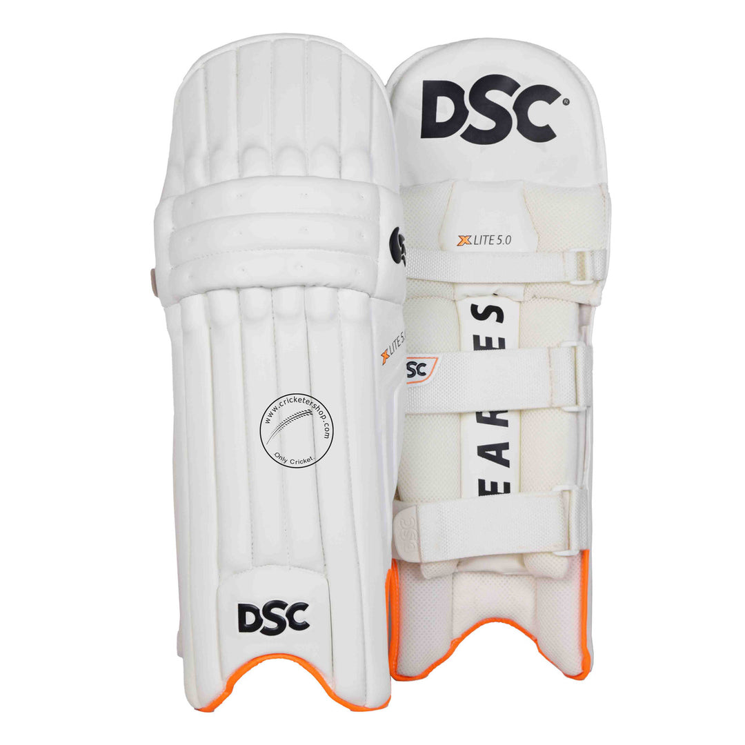 DSC Xlite 5.0 Cricket Batting Leg Guard Pad Size @ Composite View