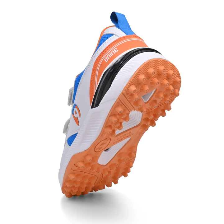 Dnine Blaster Rubber Stud Sunorang Diva Blue White Cricket Shoes @ Sole View