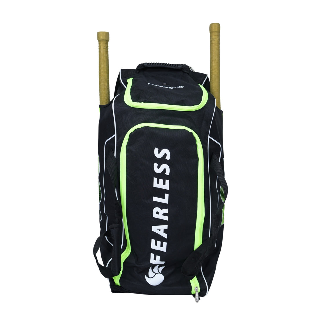 Dsc Eco Trolley Duffle Cricket Kitbag@Front View