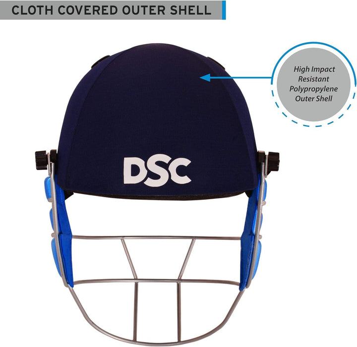 Dsc Crust Cricket Helmet Size @ Back View 