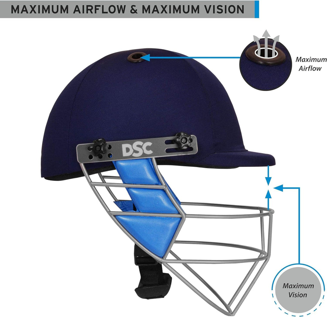 Dsc Crust Cricket Helmet Size @ Side View 3