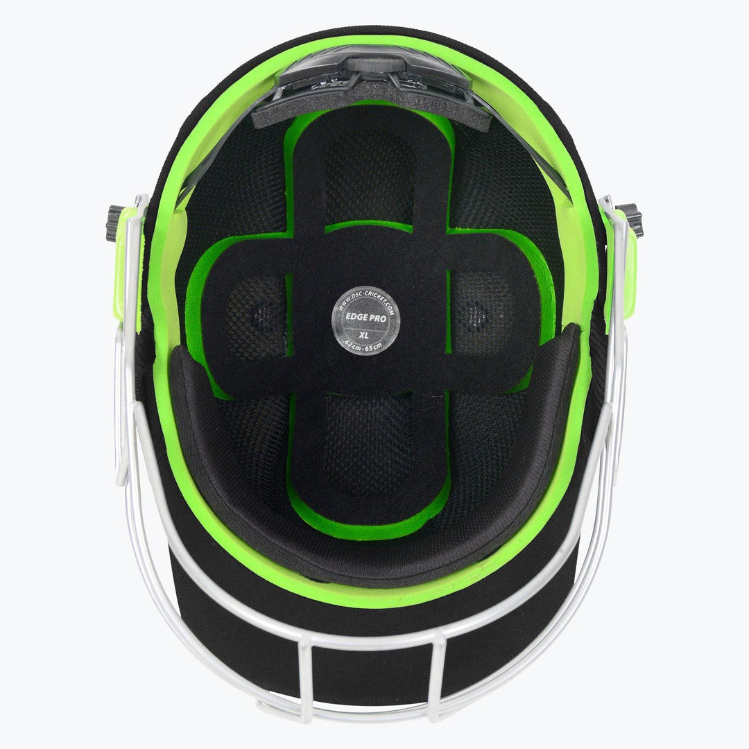 Dsc Edge Pro Black Cricket Helmet @ Inside View 2
