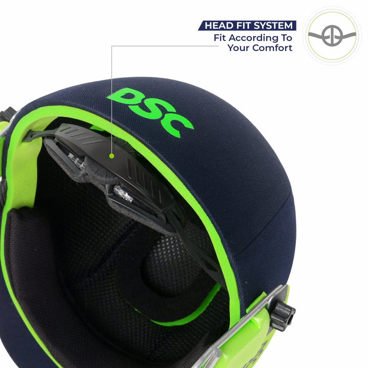 Dsc Edge Pro Cricket Helmet @ Inside View