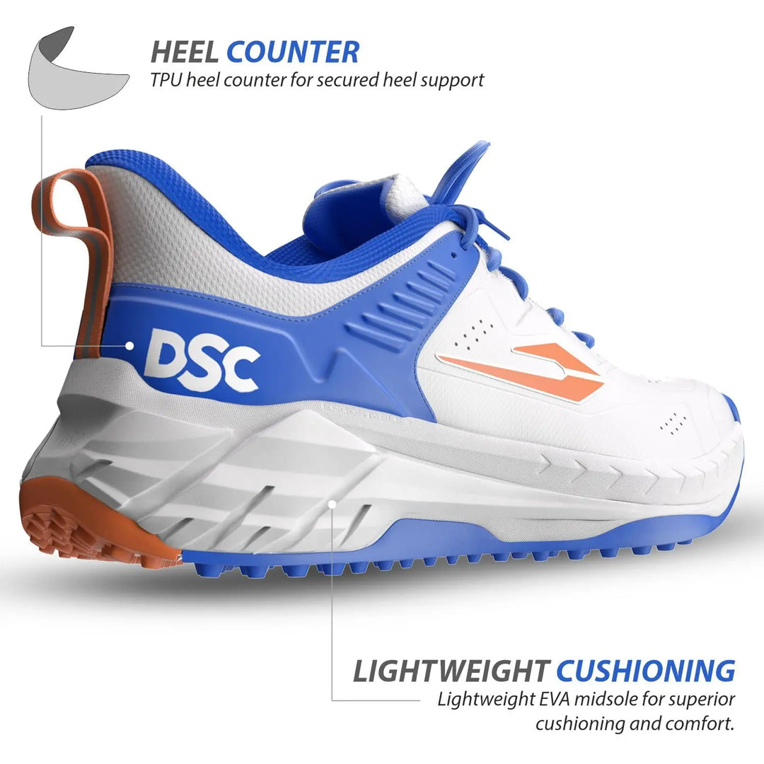 Dsc Endgame Cricket Rubber Shoes @ Back Side View