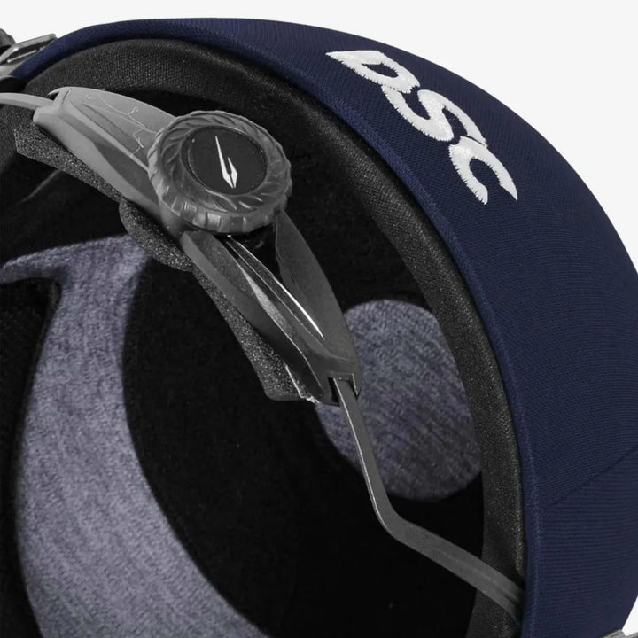 Dsc Fort 44 Navy Cricket Helmet @ Back View