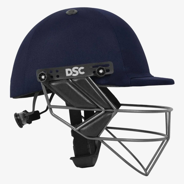 Dsc Fort 44 Navy Cricket Helmet @ Side View 3