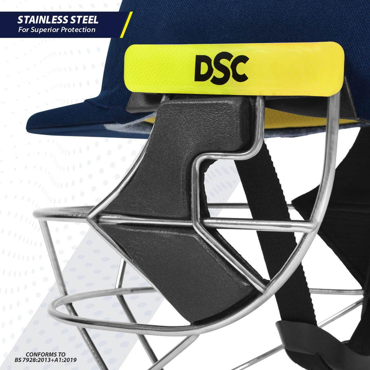 Dsc Stump Guard Wicket Keeping Cricket Helmet @ Side View 2