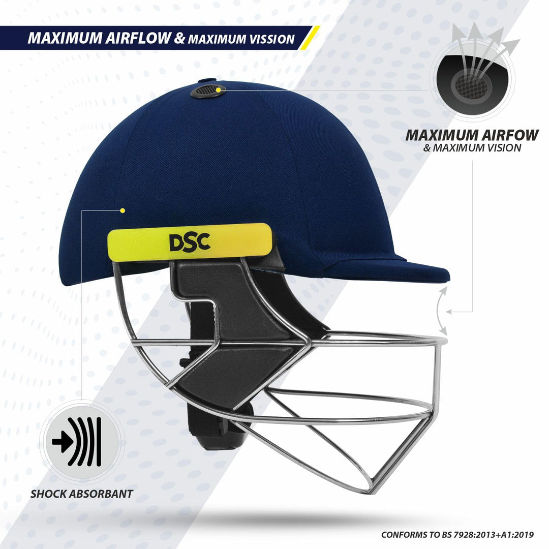 Dsc Stump Guard Wicket Keeping Cricket Helmet @ Side View 5