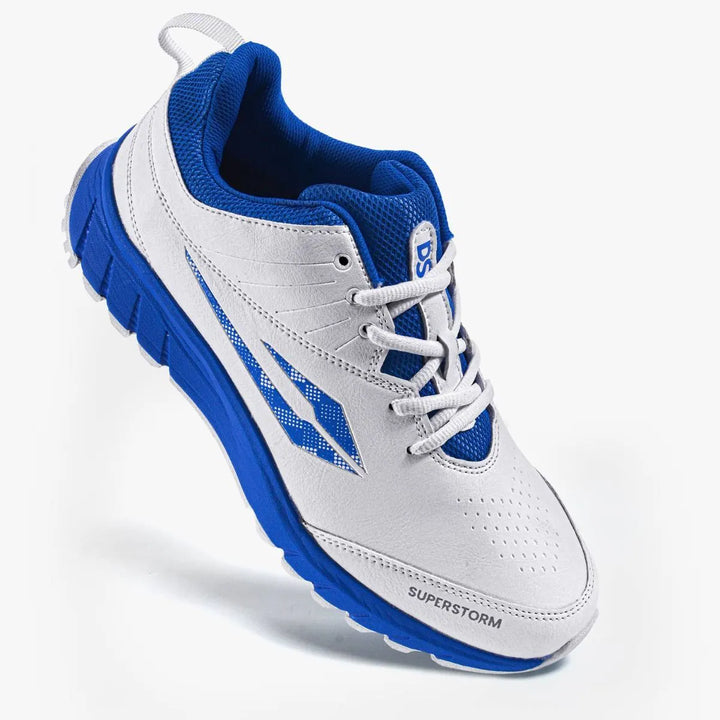Dsc Superstorm BLWH 25 Cricket Rubber Shoes Size @ Front View