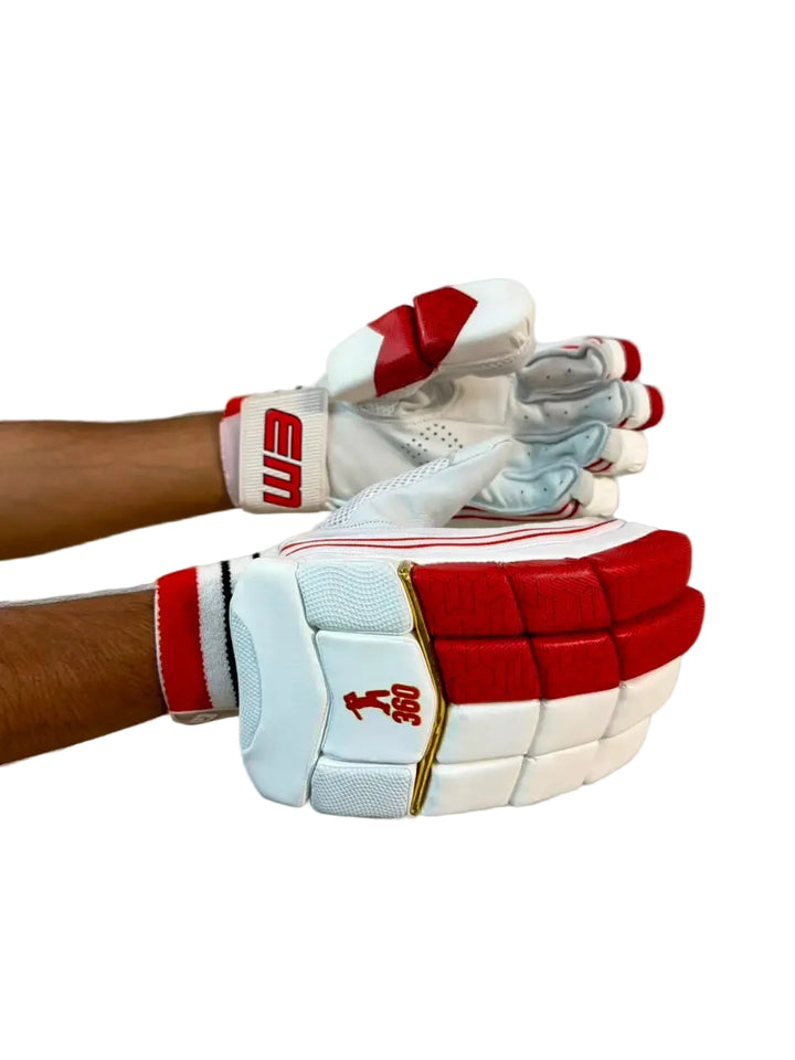 EM 360 Bold Cricket Batting Gloves Mens Size @ Composite View