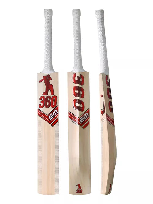 EM 360 Bold Kashmir Willow Cricket Bat Size SH @ Composite View 2