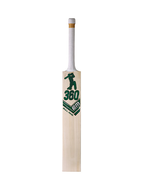 EM 360 Bull Ring English Willow Cricket Bat Size SH @ Front View