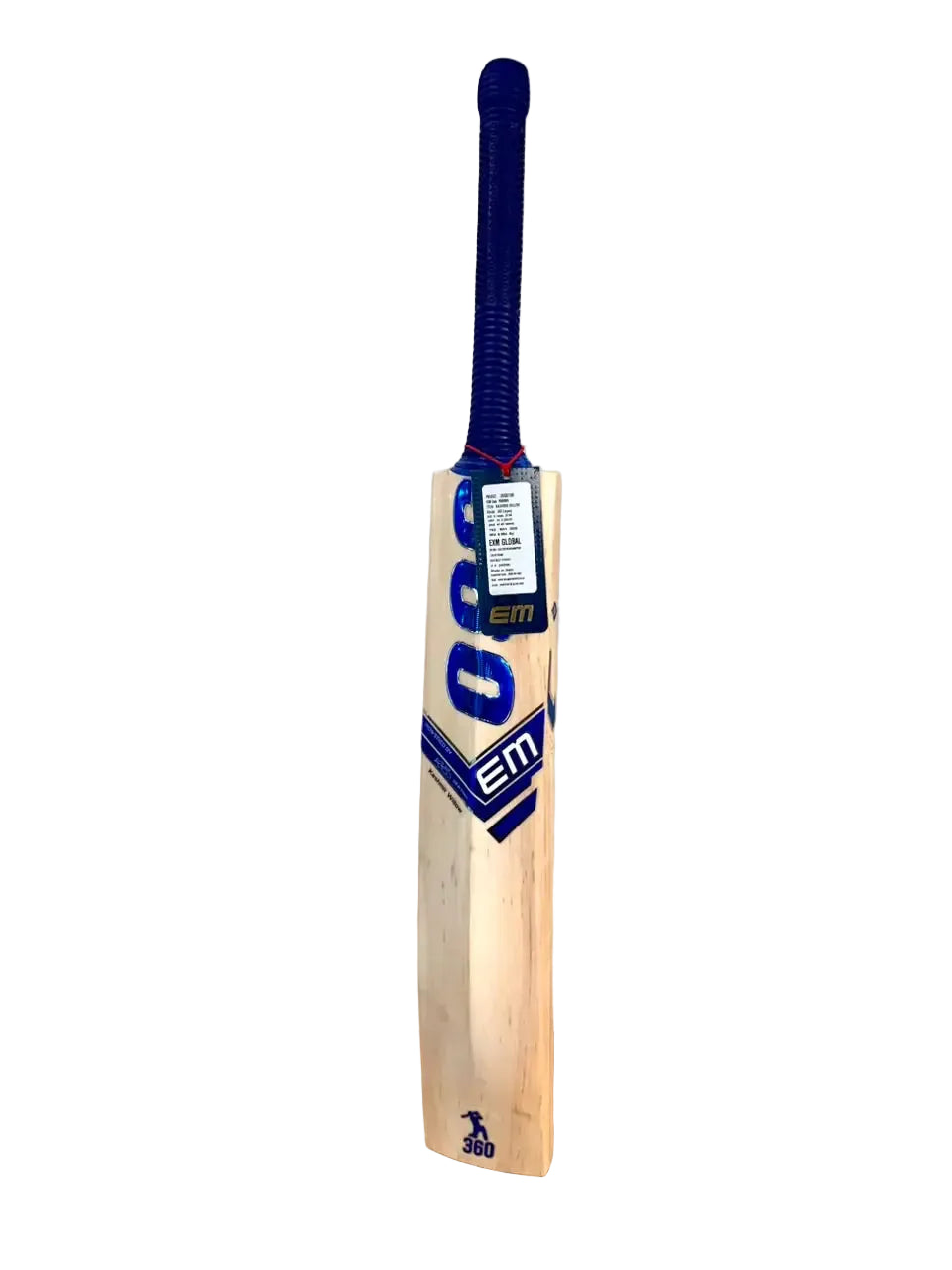 EM 360 Legacy Kashmir Willow Cricket Bat Size@front view2