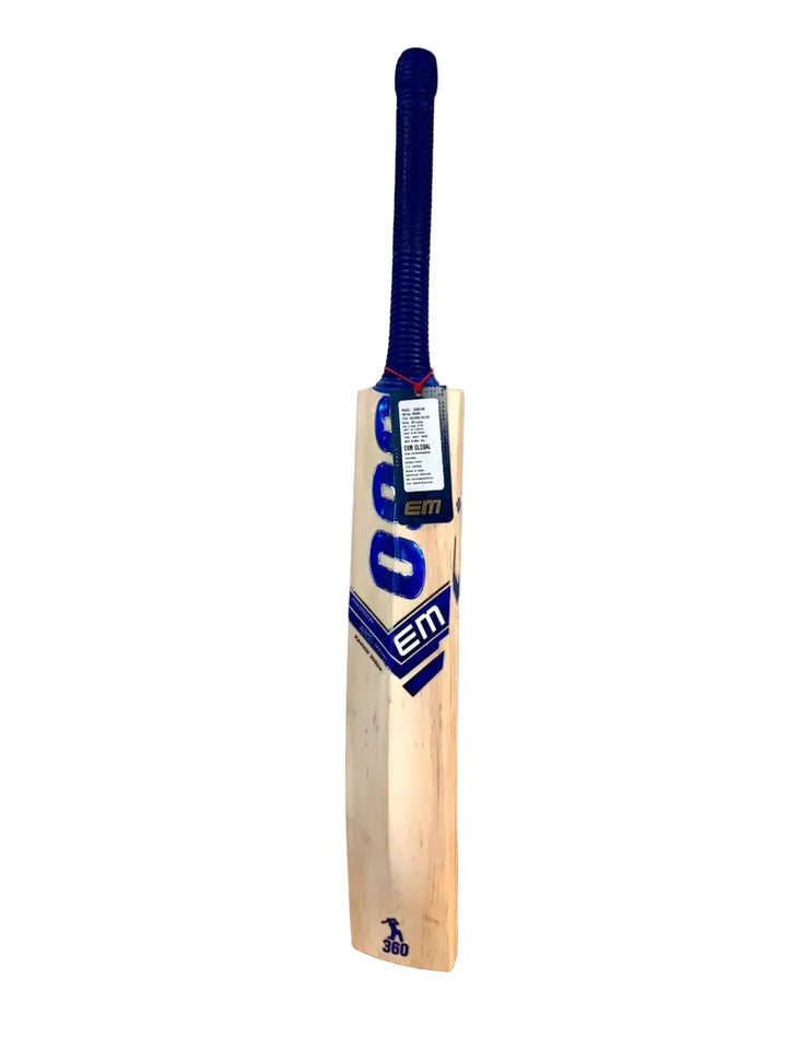 EM 360 Legacy Kashmir Willow Cricket Bat Size@front view2