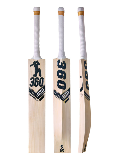 EM 360 NO. 17 English Willow Cricket Bat Size SH @ Composite View