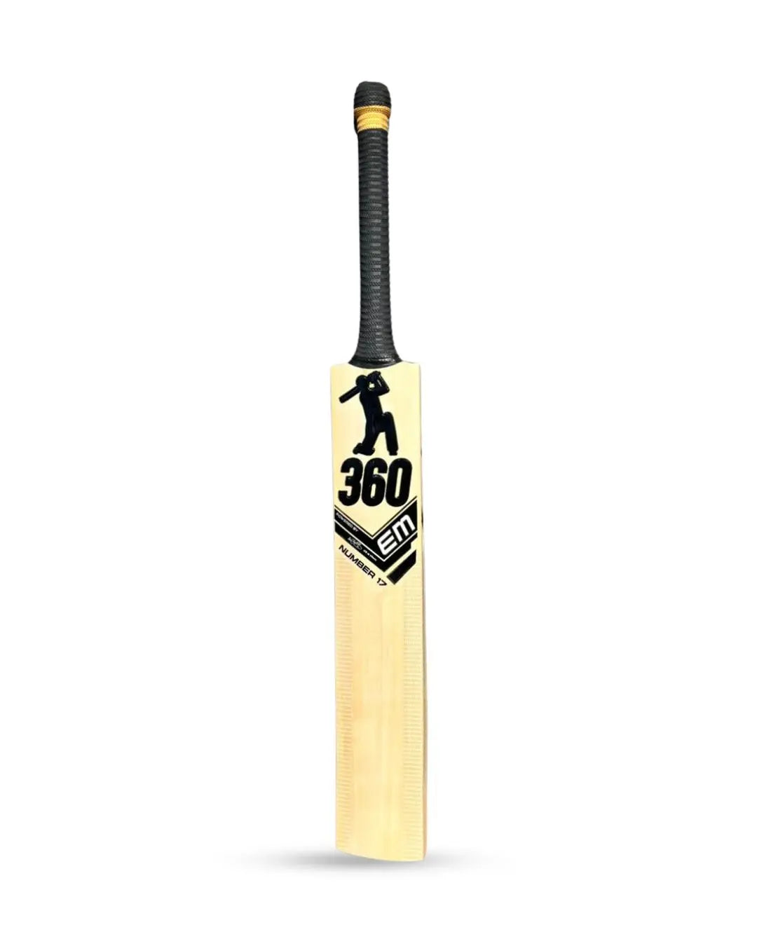 EM 360 NO. 17 Kashmir Willow Cricket Bat Size SH@front view