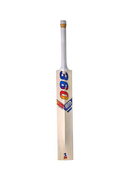EM 360 Play Burst English Willow Cricket Bat Size SH @ Back View