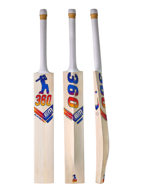 EM 360 Play Burst English Willow Cricket Bat Size SH @ Composite View