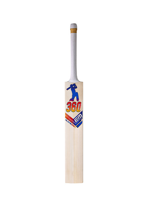 EM 360 Play Burst English Willow Cricket Bat Size SH @ Front View