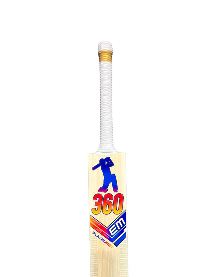 EM 360 Play Burst Kashmir Willow Cricket Bat Size SH @ Face View