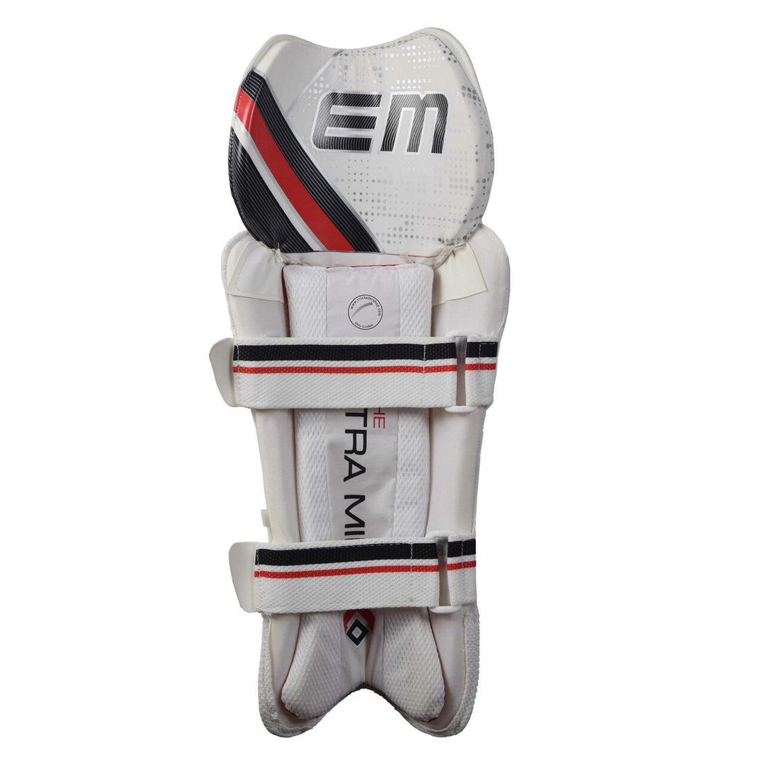 EM Maxxum Flex Wicket Keeping Pads Mens Size @ Back View