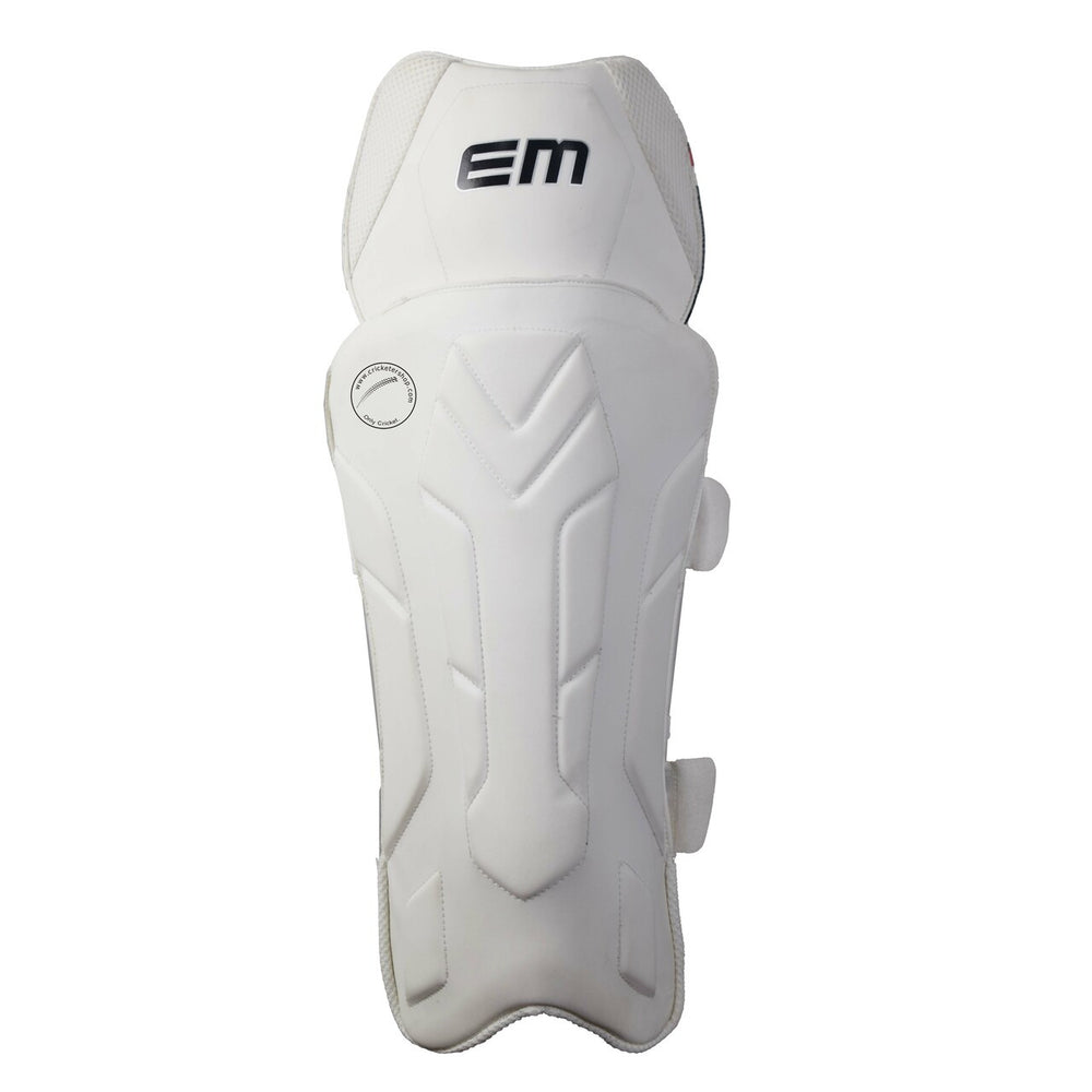 EM Maxxum Flex Wicket Keeping Pads Mens Size @ Front View