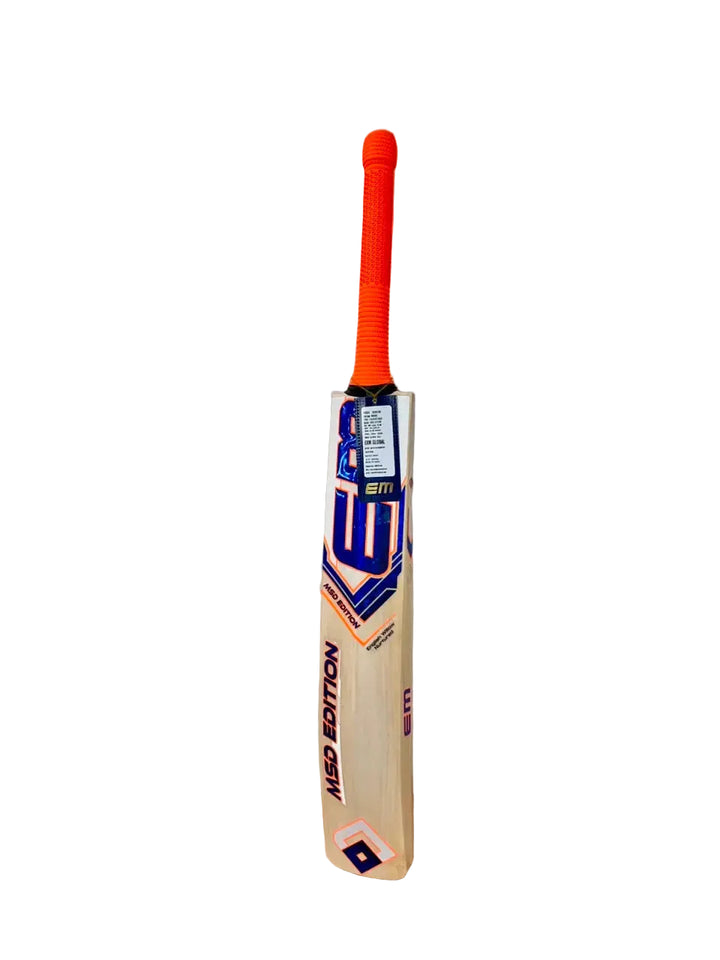 EM Msd Edition Nurtured English Willow Cricket Bat Size SH@front view4