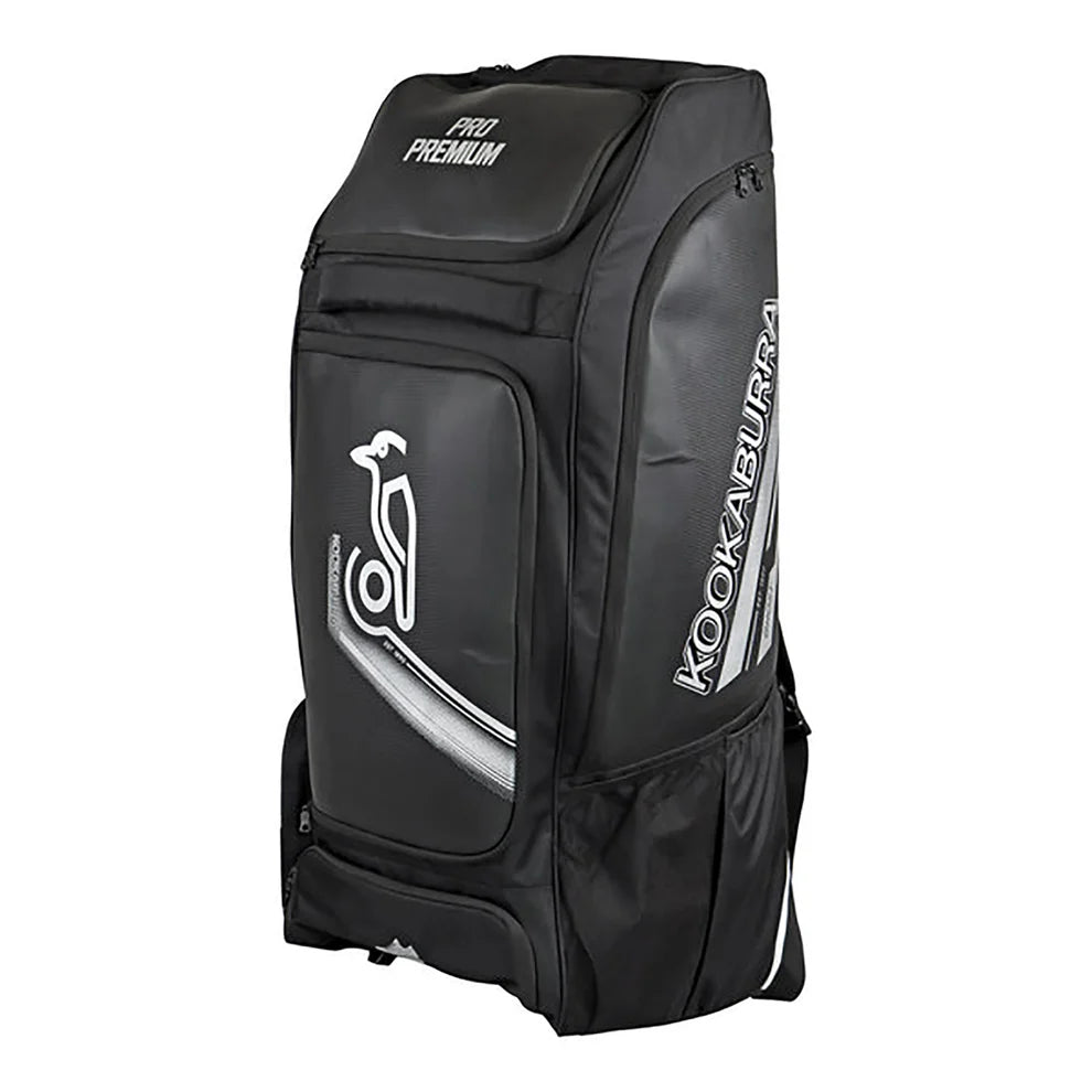 Features of Kookaburra Pro Premium Duffle Cricket Kit Bag Wheels  @ Front View