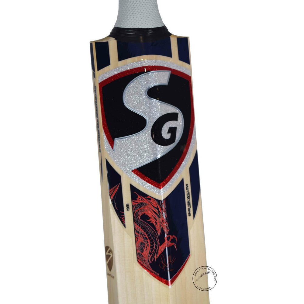 SG KLR 1 English Willow Cricket Bat Size SH @ Back View