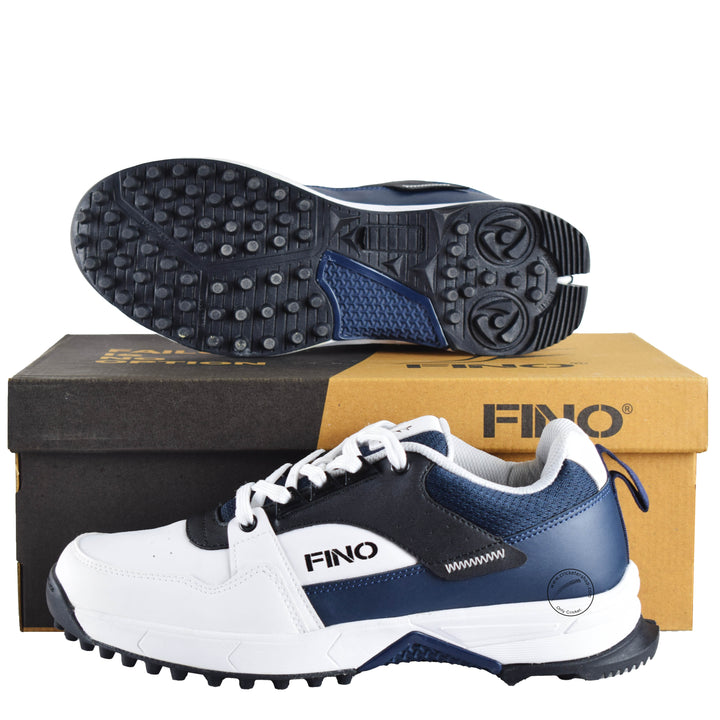 Fino C-12 Black/Navy Cricket Rubber Shoes