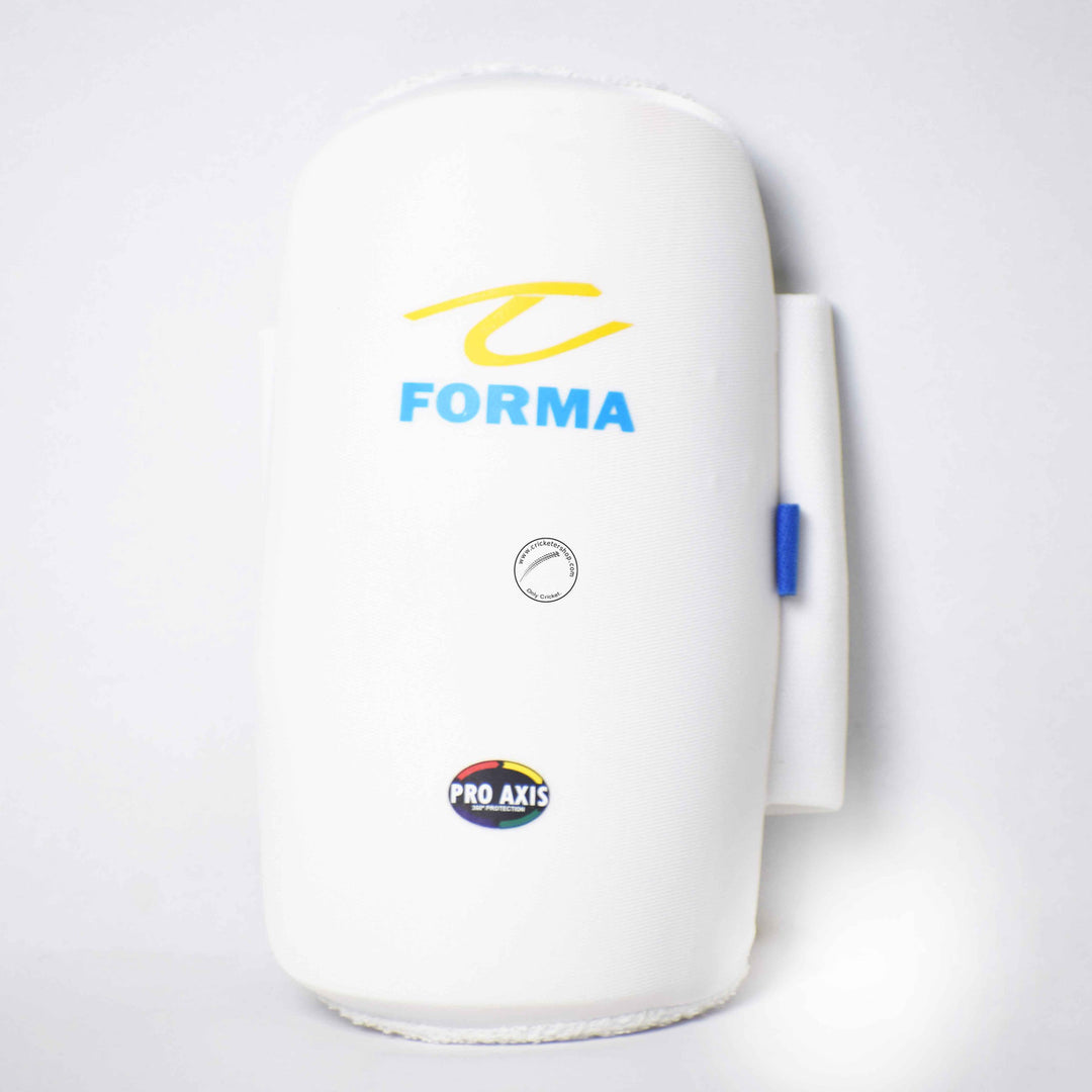 Forma Cricket Wrist Guard White Adult Size @ Front View