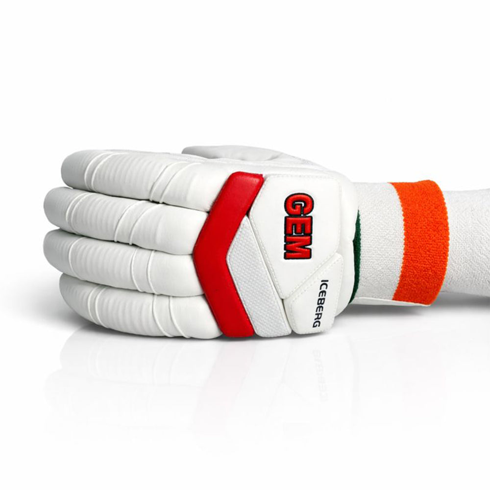 GEM Iceberg Cricket Batting Gloves Mens Size@front view1