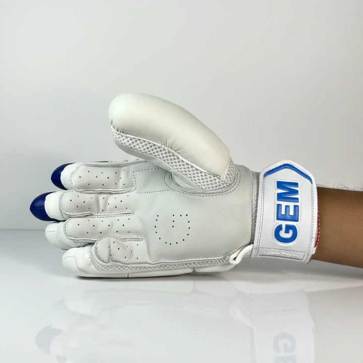 GEM League Cricket Batting Gloves Adult @ Right Front View