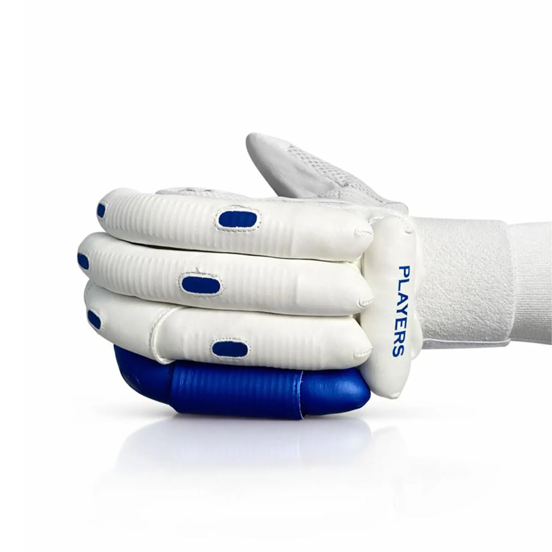 GEM Players Cricket Batting Gloves Adult Size @ Left Back View