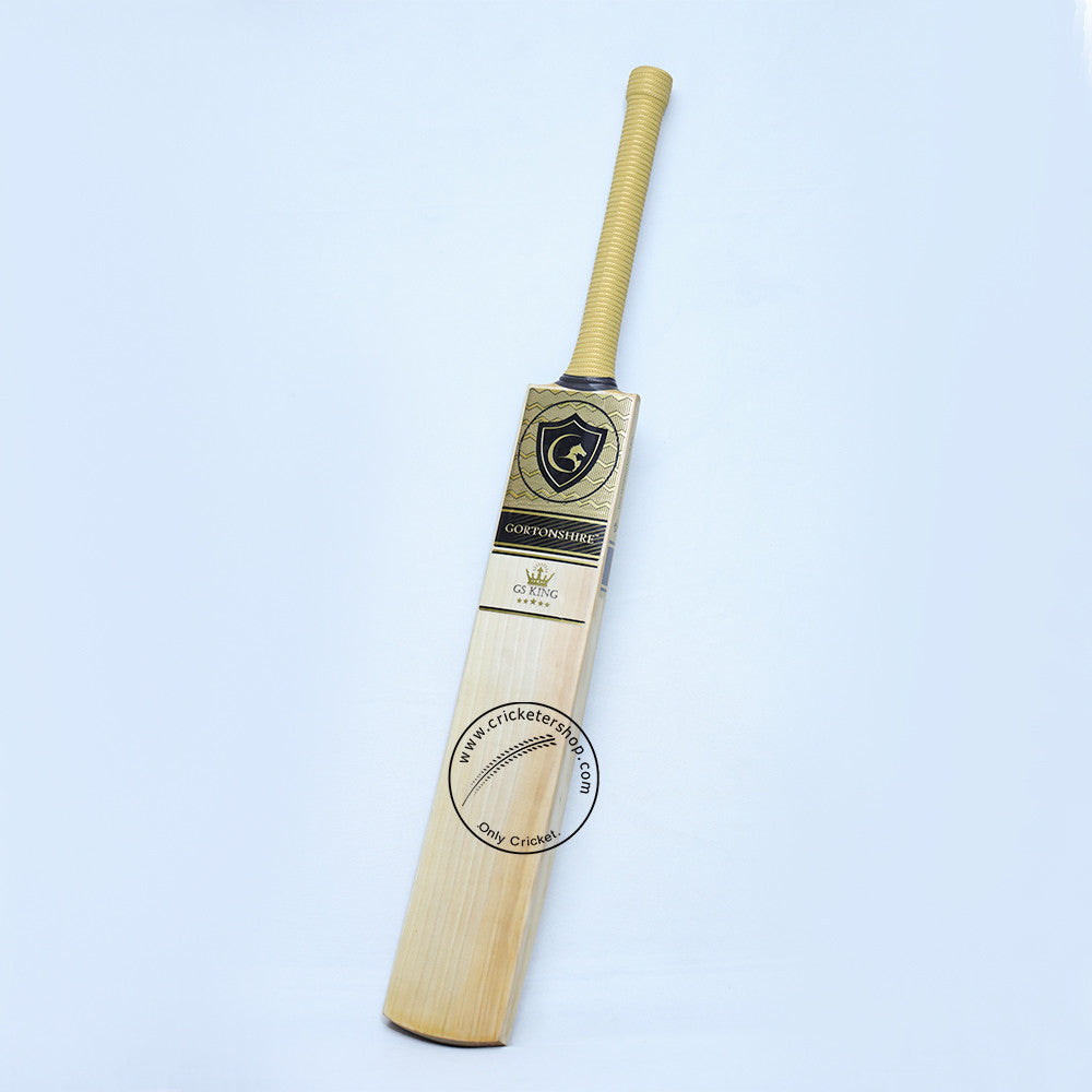 Gortonshire GS King English Willow Cricket Bat Size SH@Front View