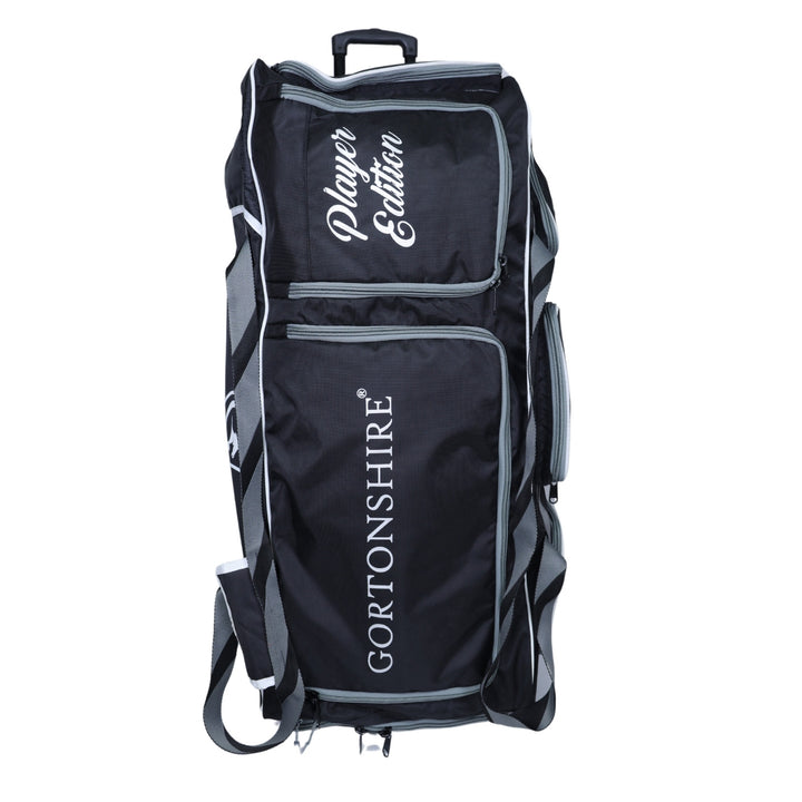 Gortonshire Player Edition Signature Cricket Kit Bag With Wheels@Front View