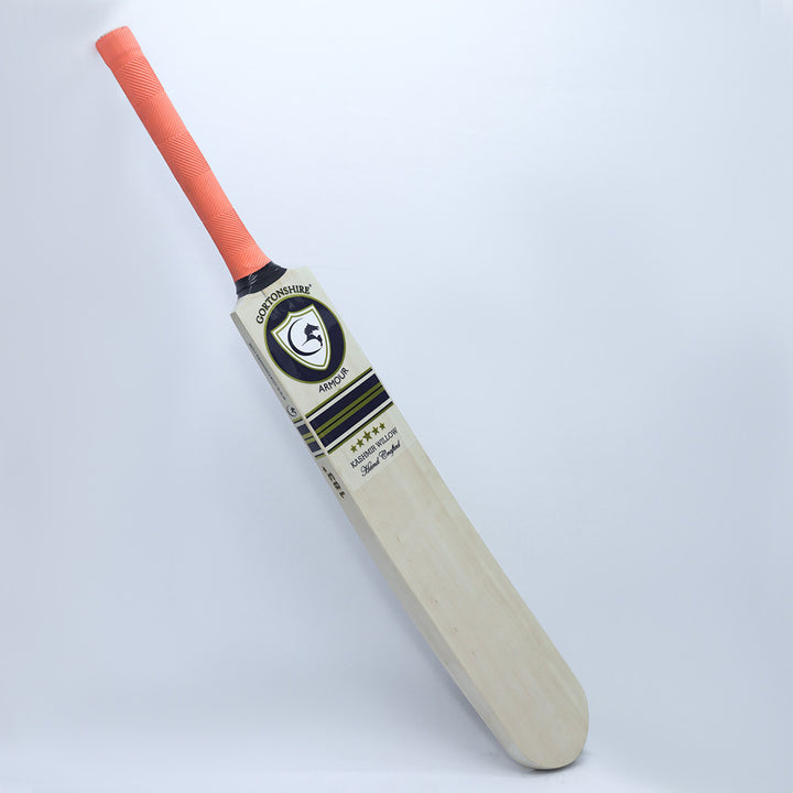 Gortonshire Armour Kashmir Willow Cricket Bat Size SH @ Front View