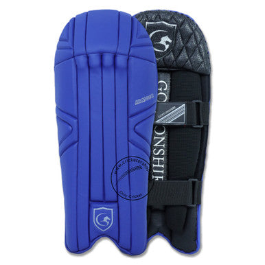 Gortonshire Armour Royal Blue Coloured Wicket Keeping Leg Guard Mens Size