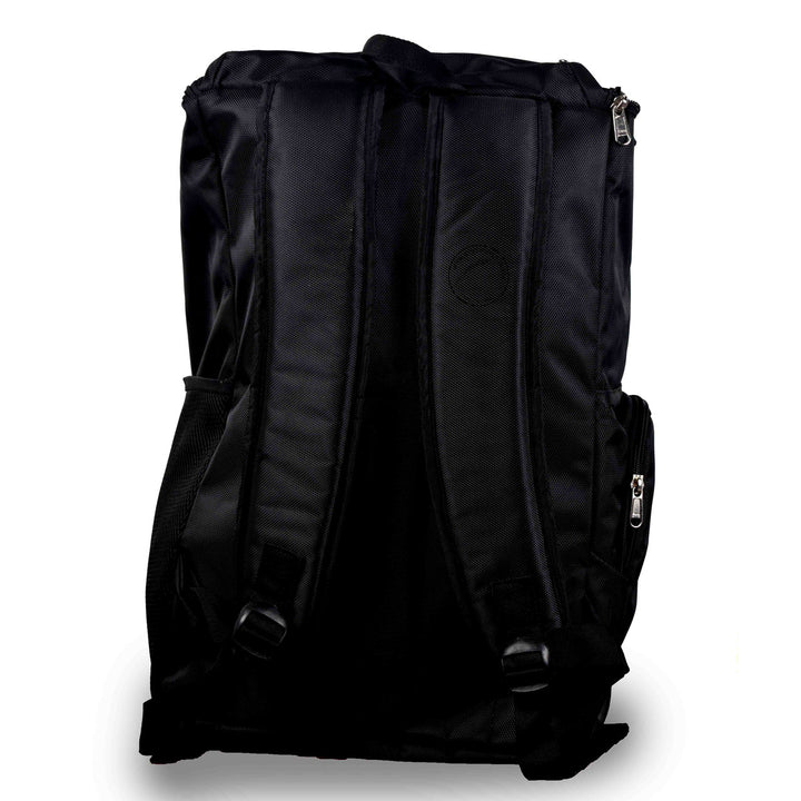 Gortonshire Backpak Cricket Bag Black @ Back View