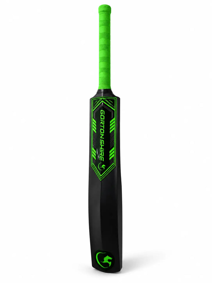 Gortonshire Black Cricket Plastic Bat @ Back View 3