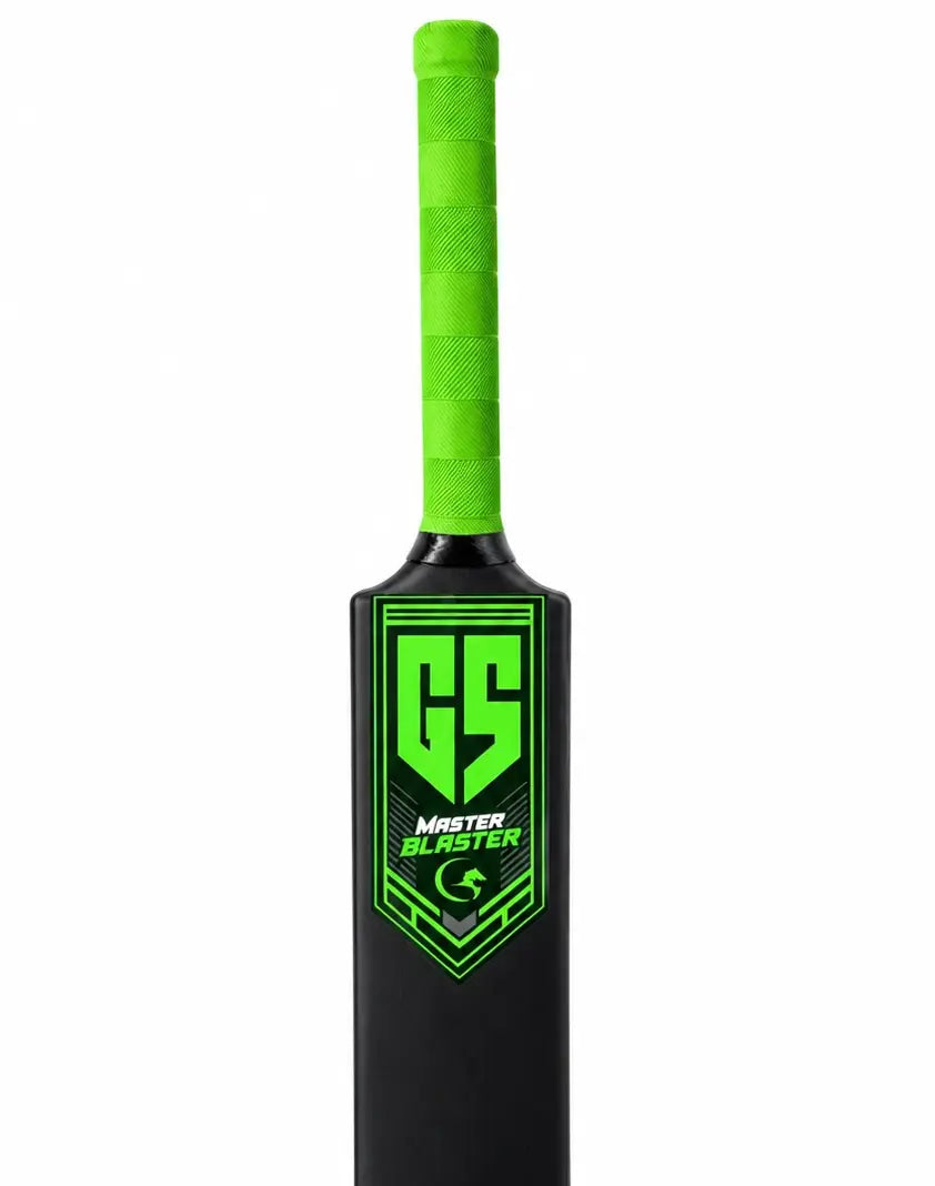 Gortonshire Black Cricket Plastic Bat @ Face View 4