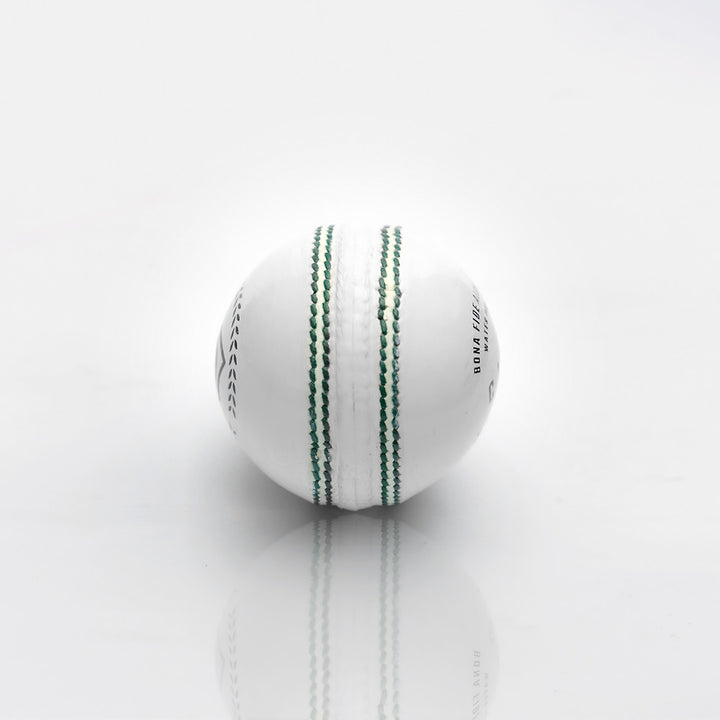 Gortonshire Club Cricket Ball White @ Seam View