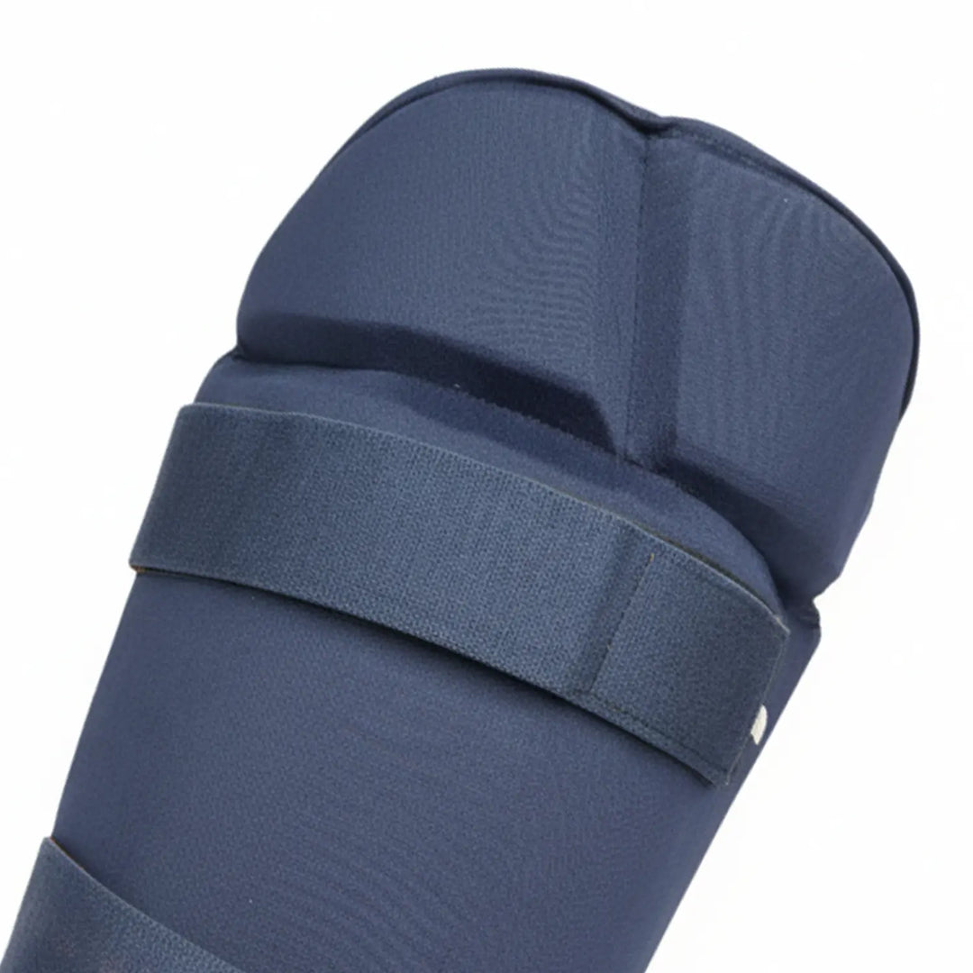 Gortonshire Cricket Batting Combo Thigh Guard Navy Blue @ Front View 2