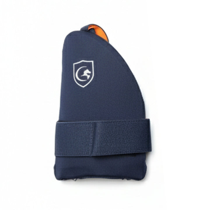 Gortonshire Cricket Batting Combo Thigh Guard Navy Blue Size@front view4